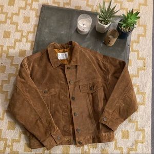 Vintage Genuine Suede Jacket in Chestnut